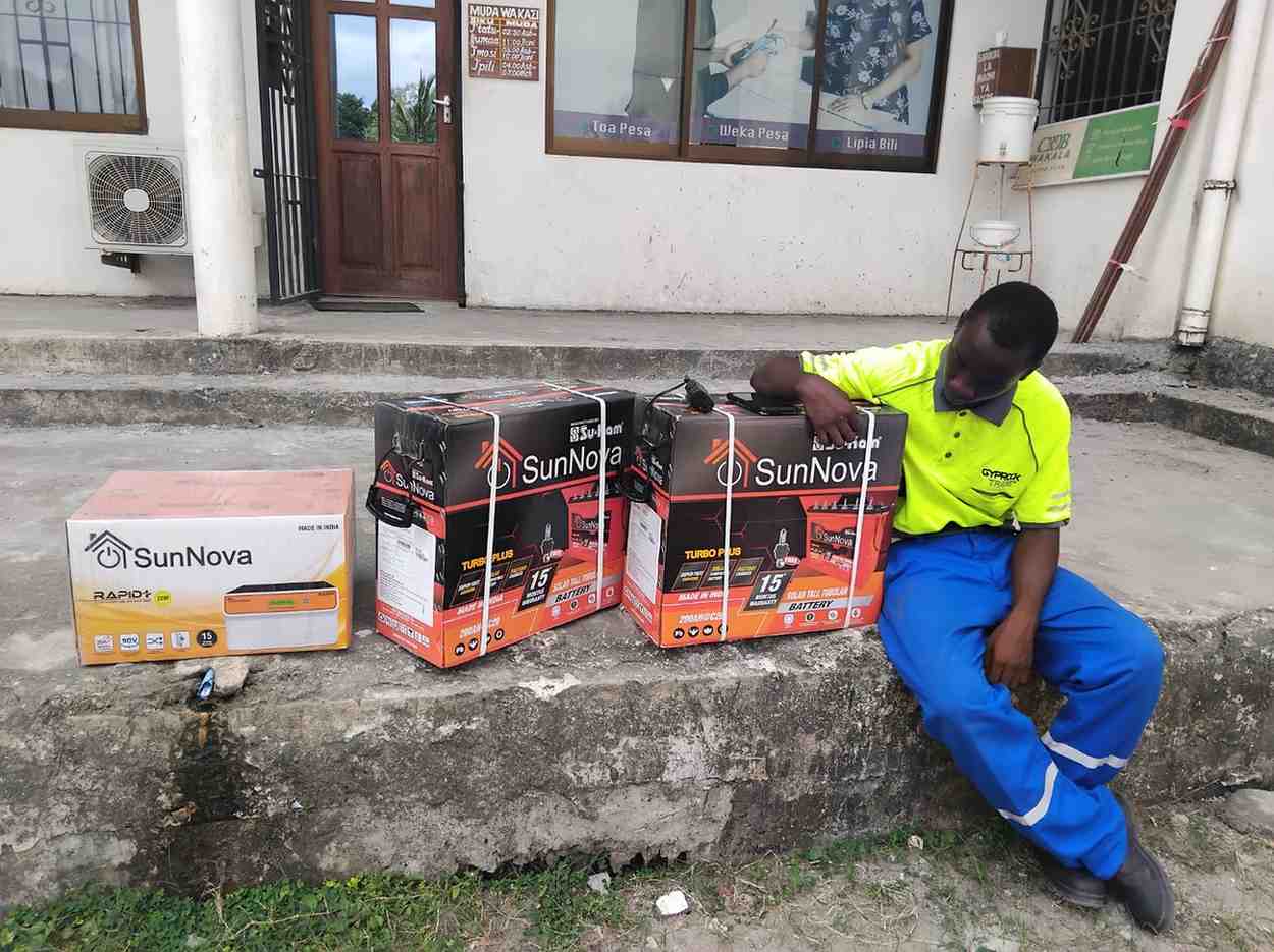 MAN AT WORK